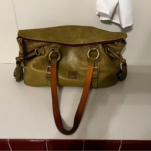 Dooney and Bourke green satchel bag